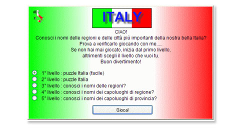 Dettaglio del programma Italy