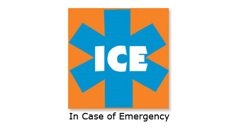 ICE il simbolo da incollare sul cellulare