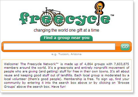 Vai al sito FreeCycle.org