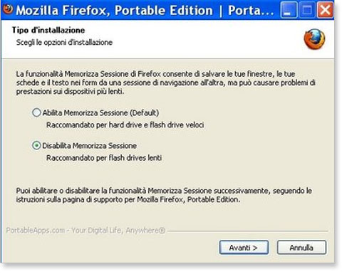 Firefox Portable e plugin Flash: installazione di Firefox