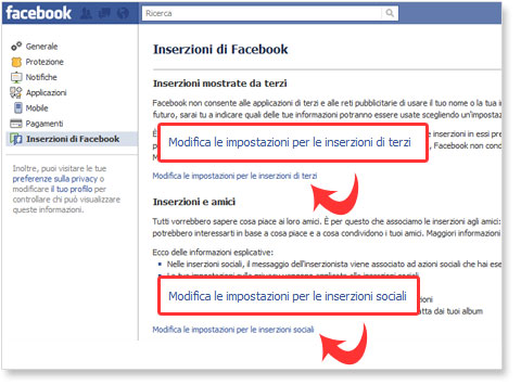 Facebook e pubblicità: modifica delle impostazioni per evitare l'uso delle immagini private degli utenti